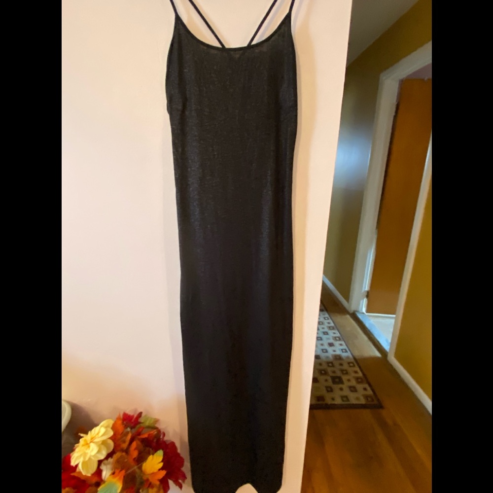 RACHEL. Rachel Roy black dress with gold shimmer. Size S. - Picture 2 of 8